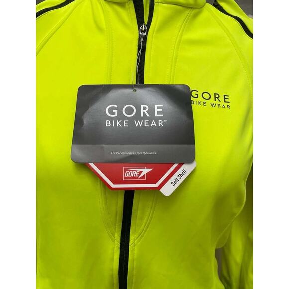 GORE Bike Wear PHANTOM SO LADY WINDSTOPPER Jacket Neon Yellow Women's M/38 - Picture 16 of 16